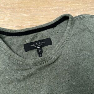 Rag&Bone Olive Green T-Shirt, Size L